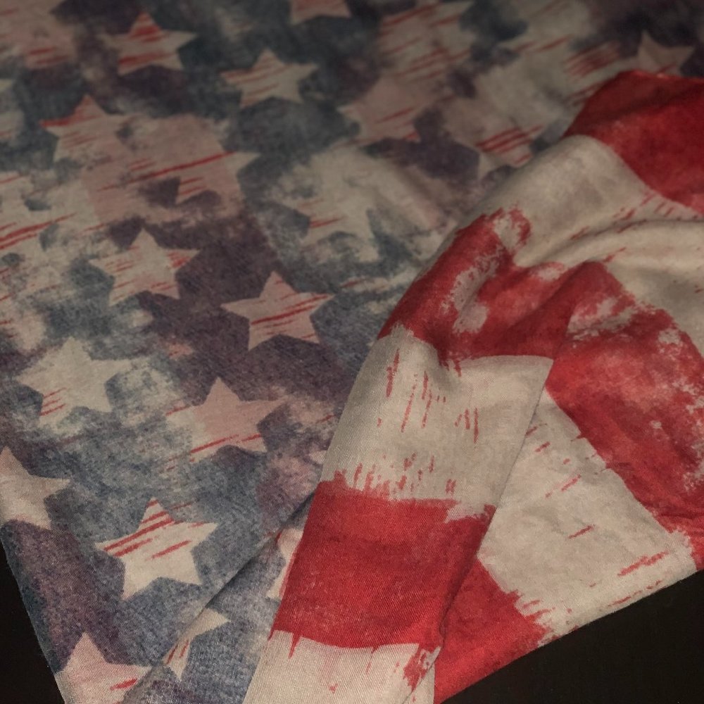 American Flag Scarf